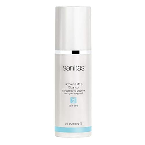 Sanitas Skincare Glycolic Citrus Cleanser, Exfoliating Facial Cleanser, Glycolic Acid, 5 Ounces