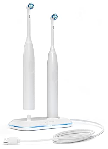 Galvanox 2-in-1 Dual Oral-B Toothbrush Charger | Compatible with Pro, Genius, Vitality, iO & Kids