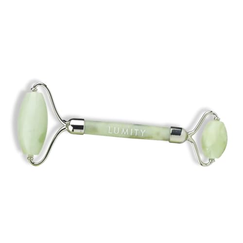 LUMITY Jade Roller. Luxurious Jade Roller - a skincare essential. Designed to aid lymphatic drainage, reduce puffiness and release tension in facial muscles