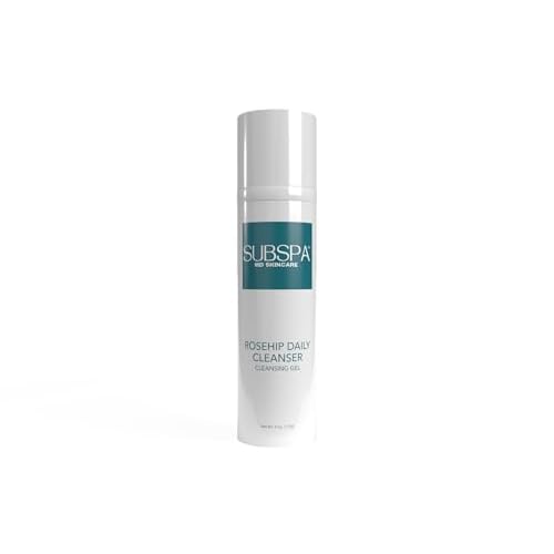 MD Rosehip Daily Face Cleanser ? Doctor Developed - Hydrating Gel Wash with Seaweed, Neem & Rosehip Seed Oil ? Vitamin A Rich, Anti-Aging, Soothing & Deep Cleansing ? For All Skin Types ? 4oz