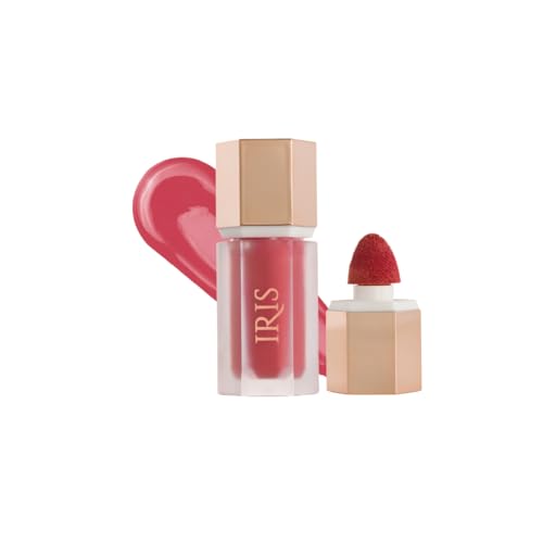 IRIS Oh! She Blushes Liquid Blush, Buildable and Long-Lasting, Serum-Like Formula with Hyaluronic Acid, Niacinamide and Squalane (Nude Pink, NA) (She¡¯s All That)