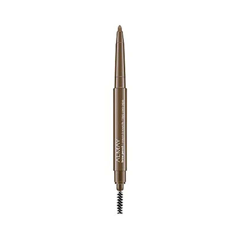 Almay Eyebrow Pencil with Spoolie Brush, Easy to Achieve Brows, Hypoallergenic, Taupe, 0.01 Oz (Pack of 2)