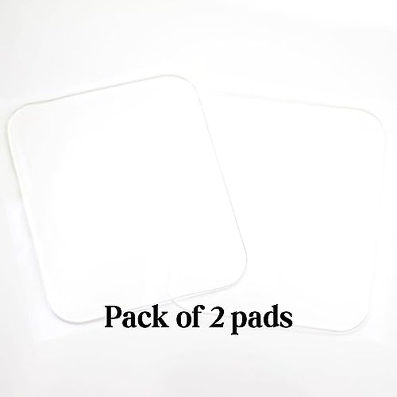 2 pcs Large Silicone Eyelash Pads for Lash Extension | XL Size 3.7 x 4.7 inches | Premade Lash Holder Sticky Pad for Eyelash Extension | Compatible with All Lash Tiles