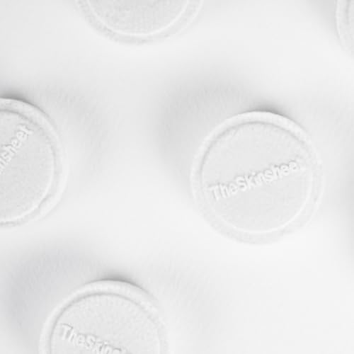 The Skinsheet Reusable Facial Cleansing Coins - Biodegradable, Travel-Size, Hypoallergenic, 12 Pack