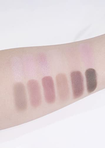 COLORGRAM Pin Point Eyeshadow Palette 02 Pink & Mauve – Ultra-Blend Matte, Glitter & Shimmer