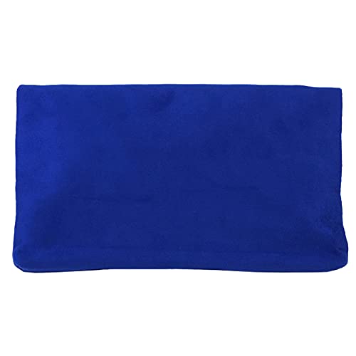 JNB Women's Faux Microsuede Foldover Mini Pouch