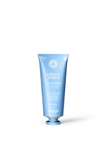 Maria Nila Coils & Curls Oil-in-Cream for Curly Hair 3.4 Fl Oz - Vegan & Swedish Made
