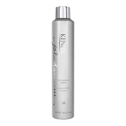 Kenra Professional Platinum Finishing Spray 26 - 10 Oz, Max Hold, Humidity-Resistant, High Shine - VOC 50%