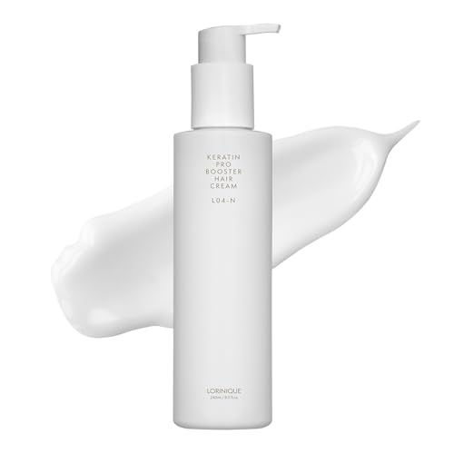 Keratin Heat Protectant Hair Cream with Korean Camellia Oil - Silky, Frizz-Free Leave-In Treatment