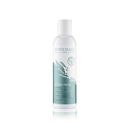 Repechage Hydra Medic Facial Toner & Astringent for Oily Skin with Green Tea, BHA Salicylic Acid, Seaweed Extracts & Willow Bark ? Clarifying, Pore Minimizing, Balancing Toner for Face, 6 fl oz