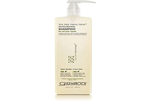 Invigorating Tea Tree & Peppermint Shampoo for Dry Scalp - 33.8 oz