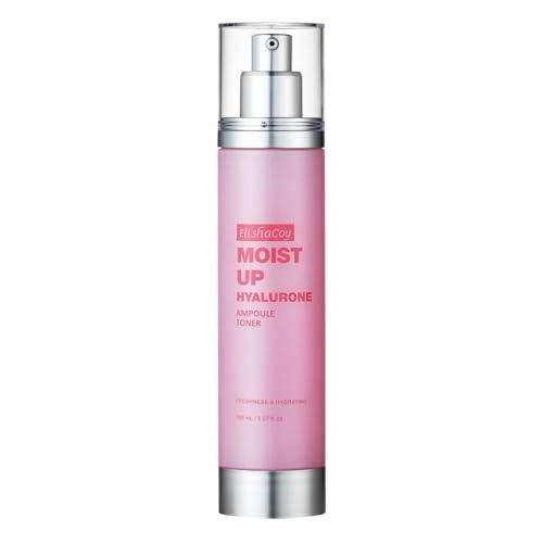 Elishacoy | Moist Up Hyaluronic Ampoule Toner, Deep Hydrating Skin Booster with 8 Types of Hyaluronic Acid & 6 Collagens, Vegan Moisture Toner for Dry & Dehydrated Skin, 150ml (5.07 fl oz)
