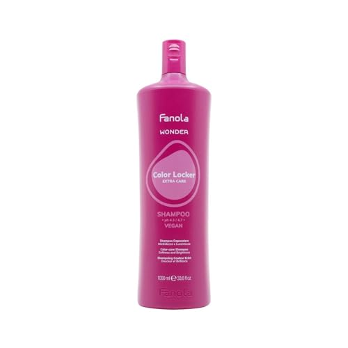 Fanola Moisturizing Shampoo for Color Treated Hair - Wonder Color Locker - Nourishing Hair Shampoo for Women & Men - Protect Brilliance & Add Soft Shine (33.8 Fl oz)
