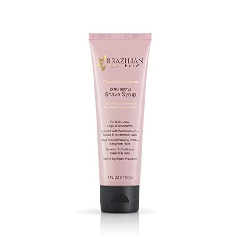 Brazilian Bare Fresh Watermelon Extra Gentle Shave Syrup ? Preferred Over Traditional Womens Shave Creams And Womens Shave Gels