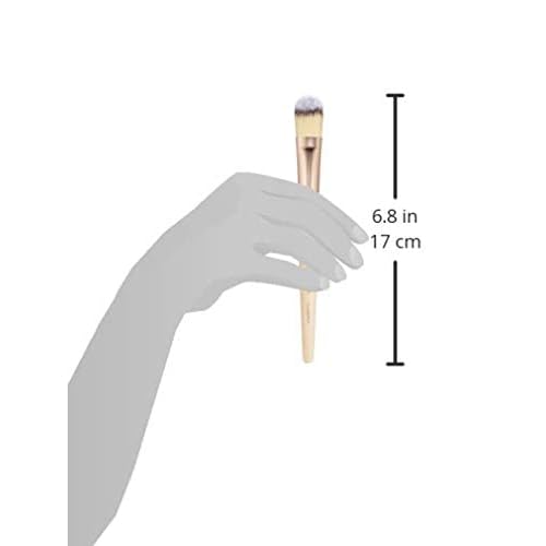 jane iredale Liquid Complexion Brush, Medium, Flat Cosmetic Brush for Allover Application of Cream & Liquid Makeup, Vegan, Cruelty Free