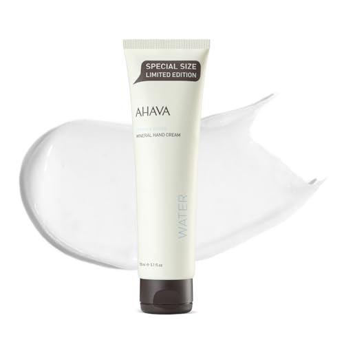 AHAVA Dead Sea Water Mineral Hand Cream 5.1oz - Fast Absorbing Moisturizer with Osmoter & Allantoin (Original Pack of 1)