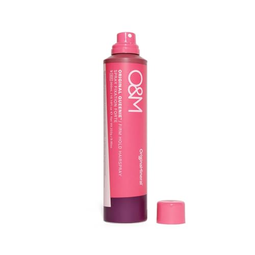 O&M Original Queenie 10.1oz Vegan Firm Hold Hair Spray with UV Protection