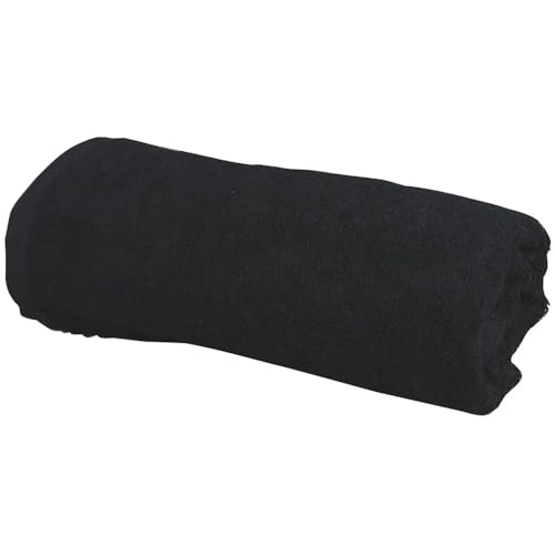 Black Salon Towels 12 Pack - Bleach & Color Safe 27 x 16 Inches