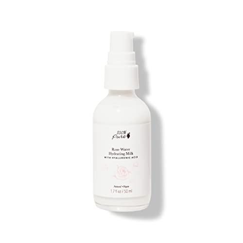 Rose Water Hydrating Facial Mist with Hyaluronic Acid & Squalane - 1.7 oz
