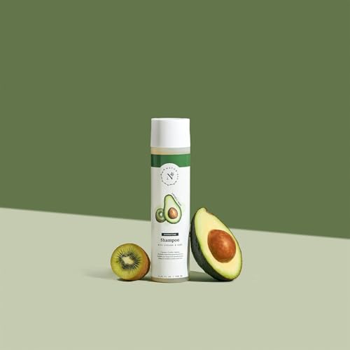 NaturAll Avocado Sulfate-Free Hair Shampoo for Curly & Coily Hair 8 oz - Natural & Moisturizing