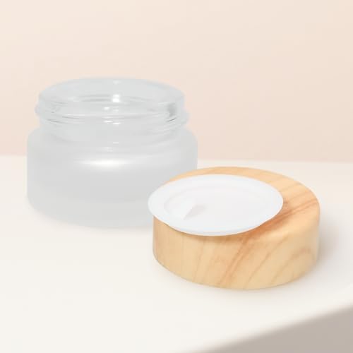 Olutacot 64 pcs 5g Glass Cosmetic Jars with Leakproof Lids - Travel & Storage