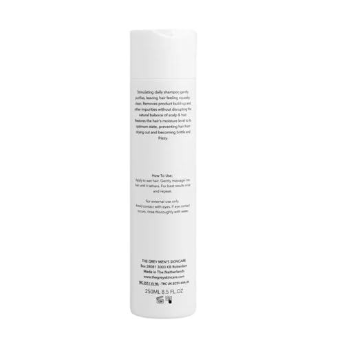 Grey Stimulating Hair Shampoo - Moisturizes, Cleanses & Promotes Growth 8.45oz