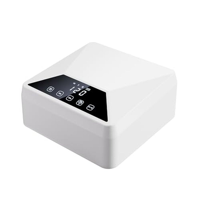78W UV LED Nail Lamp for Gel Nails, Professional Plug-in Nail Dryer with Adjustable Telescopic Stand for Hands & Feet, 39 LED Beads, 30/60/99/180s Timer, Removable Base for Salon & Home