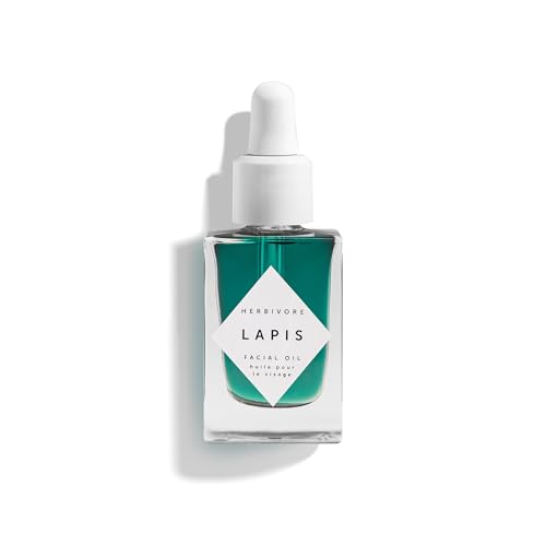 HERBIVORE Lapis Facial Oil | Balances Oil & Soothes Redness with Blue Tansy & Squalane | Safe for Oily & Acne Prone Skin, Non-Comedogenic, Vegan
