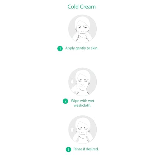 Pond's Cold Cream Cleanser 3.5 oz Pack of 4 No Scents - Makeup Remover & Moisturizer