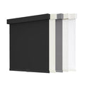 Cordless Blackout Roller Shades - 46 x 72 Inches, Black, Child Safe
