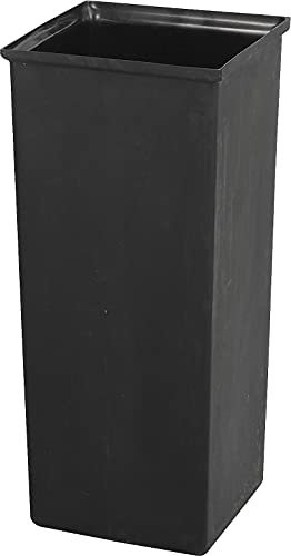 Safco 21-Gallon Trash Can Liner - Plastic Insert for Garbage Cans, Black