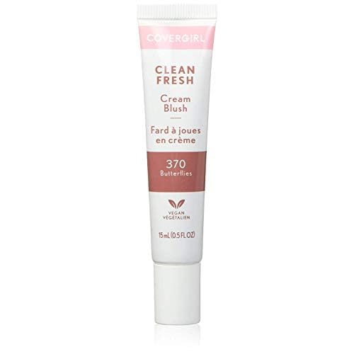 COVERGIRL clean fresh cream blush, butterflies, 1 count, 0.507 Fl Ounce