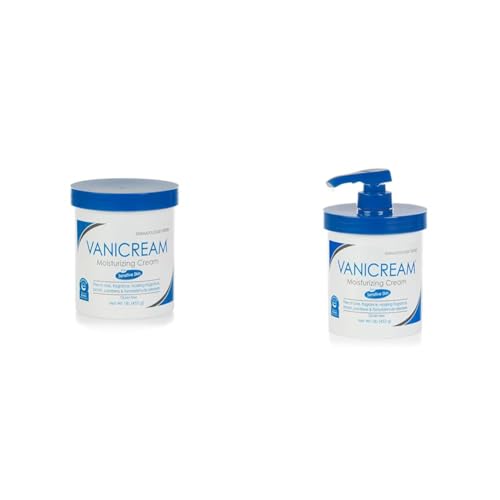 Vanicream Moisturizing Skin Cream 16 Ounces and Pump Dispenser 16 fl oz Moisturizer for Sensitive Skin