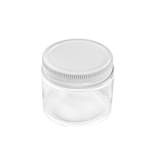 30 Pack 2oz Clear Glass Jars with Lids - BPA-Free Food & Cosmetic Storage