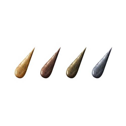 Metallic Eyeliner Set - Emerald City Inspired, Long-Wearing & Smudge-Resistant, 4 Shades