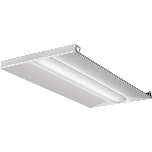 LED Troffer Light 2x4 4000 Lumens Cool White Ceiling Panel Light - Variation: 2 ft x 4 ft, 4000K