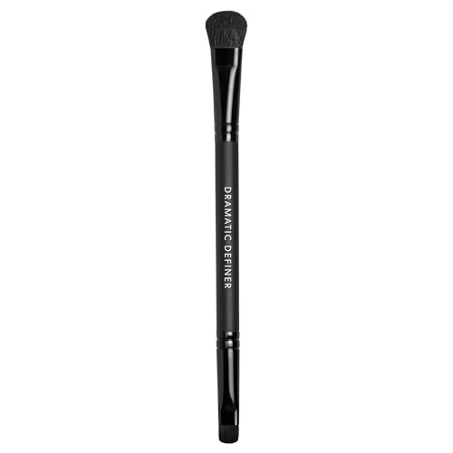 bareMinerals Dual-Ended Eye Makeup Brush - Vegan, Cruelty-Free, Synthetic Fibers