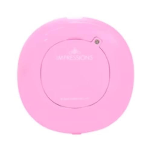 Impressions Vanity Hello Kitty Pretty Pink LED Compact Mirror for Women with 3X Magnification, Pretty Pink Artwork Travel Makeup Mirror with Adjustable Brightness, Touch Sensor with Dimming Function