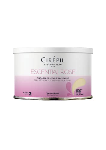 Cirepil Escential Rose Stripless Hard Wax Tin 14.11oz - Sensitive Skin Formula