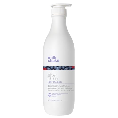 Milk_Shake Silver Shine Light Shampoo 33.8 Fl Oz - Neutralizes Yellow Tones