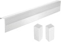 4 FT Baseboard Heater Cover with Endcaps - Left & Right - Variation 2
