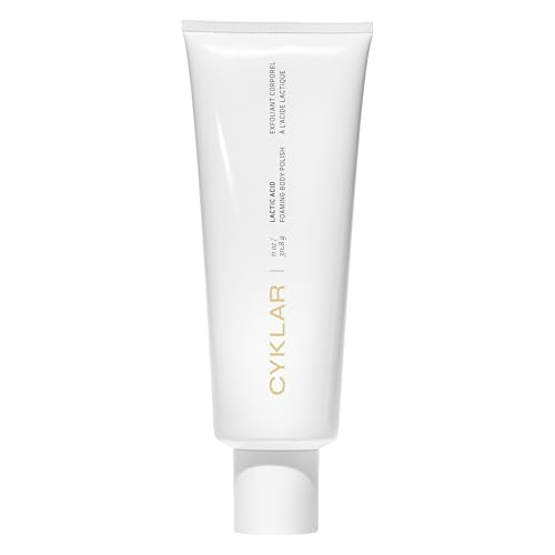 CYKLAR Lactic Acid Body Polish with AHAs & Volcanic Pumice - Fragrance-Free, 11 fl oz