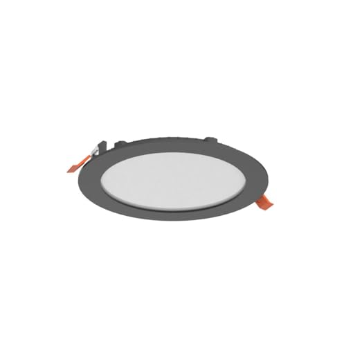 Amico Black 6 Inch LED Recessed Downlight - Canless Wafer Ceiling Light with 5 CCT