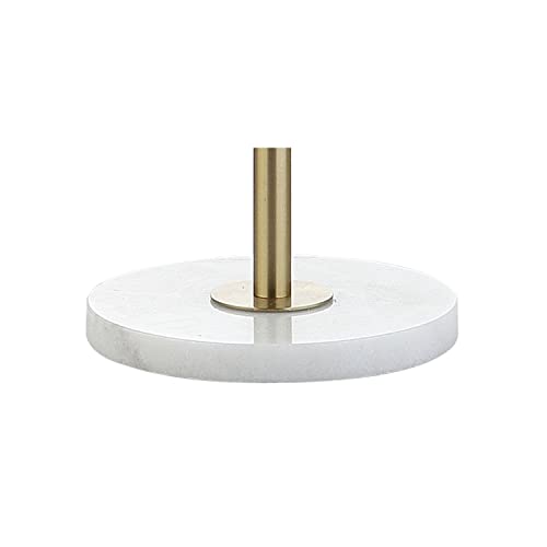June 65" Adjustable Metal Marble Floor Lamp - Brass Gold & White Variation