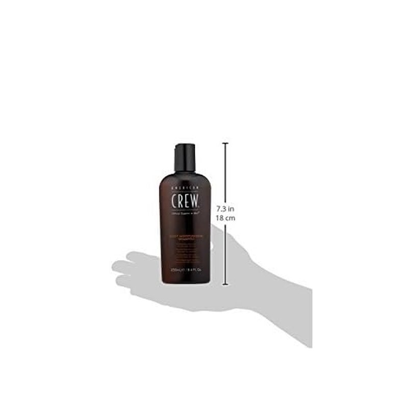 Men's Shampoo by American Crew, Moisturizing Shampoo for Oily Hair, 8.4 Fl Oz