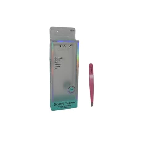 Cala Pro pink slanted tweezers