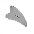 Tweezerman Stainless Steel Gua Sha Facial Massager for Lifting & Depuffing