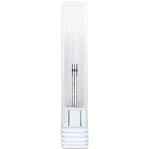 Pana Professional 3/32" Shank Size - White Small Tapered Cone Ceramic Bit Coarse Grit - Nail Drill Bit for Dremel Machine