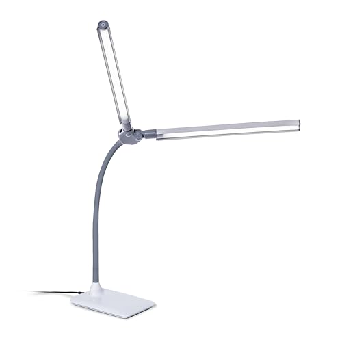 DuoPro Double Shade LED Table Lamp - Flexible Brightness for Sewing & Crafting - Variation of Duo Pro - Table