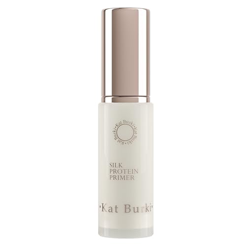 Kat Burki Silk Protein Primer with Botanical Hyaluronic Acid, Irish Sea Moss & Silk Amino Proteins, Hydrates, Smooths & Protects Skin, Silicone-Free, 1 Fl Oz